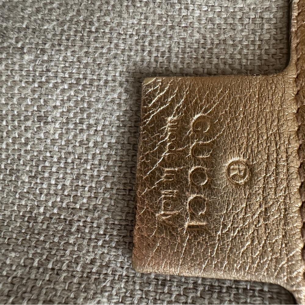 Gucci Gold Python Handbag - Picture 3 of 4